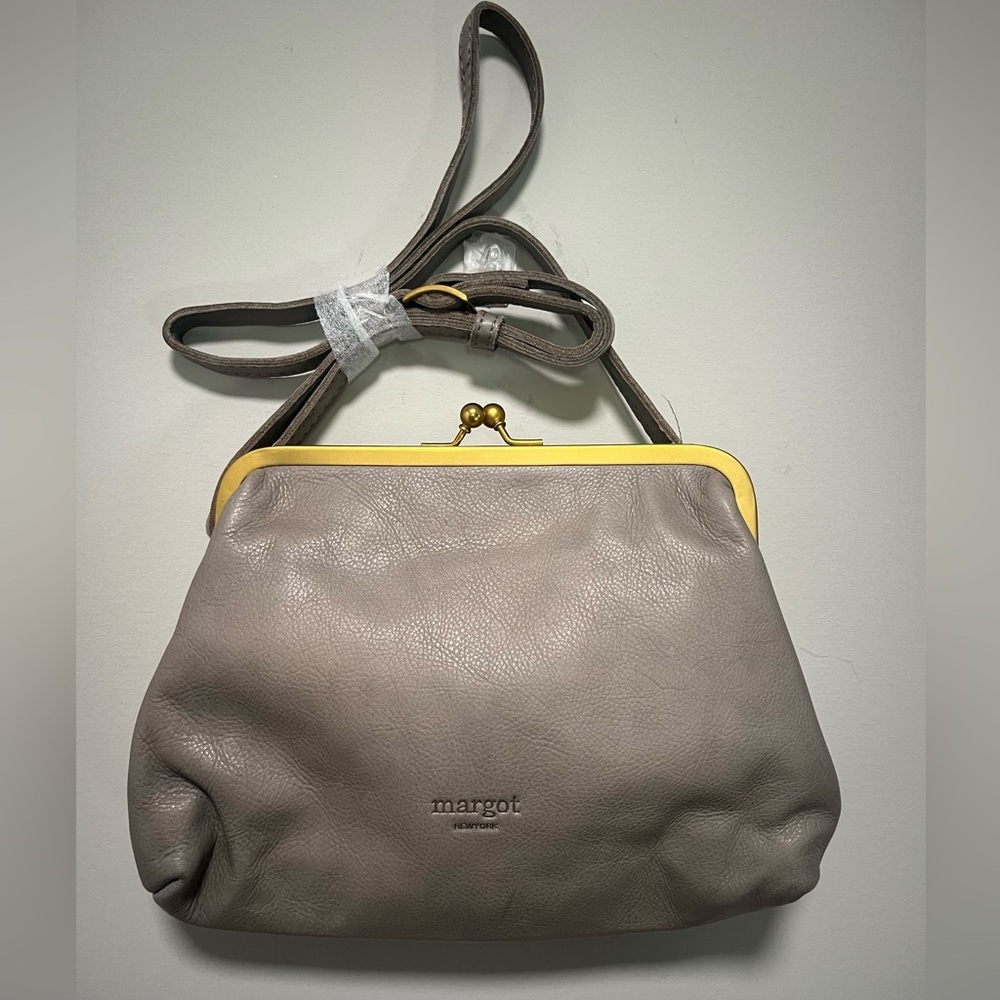 Margot New York crossbody purse new without tags gray